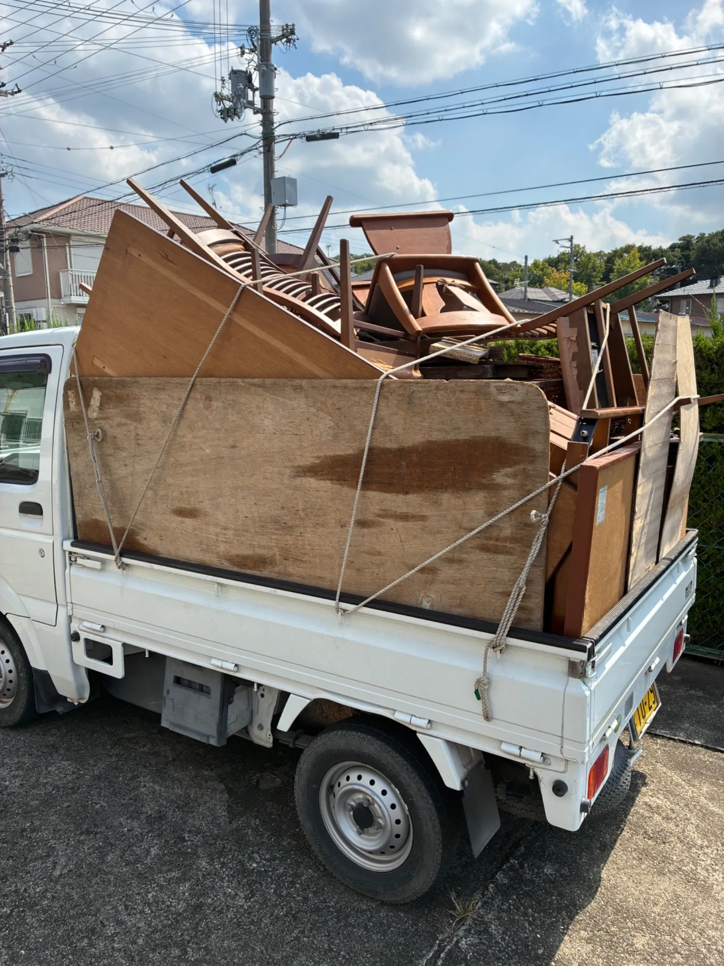 本日、和歌山市で不用品回収